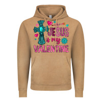 Vintage Camel jesus is my valentine Vintage Hoodie - NancyCooperArtShop