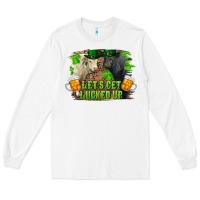 White let's get lucked up charolais and black angus bull Long Sleeve Tee - RanaPortraitStore