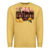 Antique Gold just a girl who loves pig olivia Premium Sweatshirt - OliviaCreatesArt