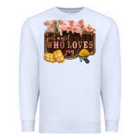 White just a girl who loves pig olivia Premium Sweatshirt - OliviaCreatesArt