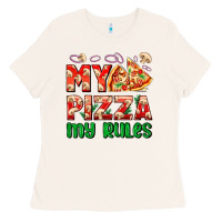 Bone my pizza  my rules Ladies Tee - AdoDesignShop