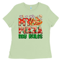 Matcha my pizza  my rules Ladies Tee - AdoDesignShop