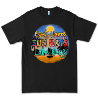 Black boat waves sun rays lake days Premium Tee - NancyCooperArtShop