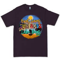 Plum boat waves sun rays lake days Premium Tee - NancyCooperArtShop