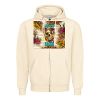 Sandshell badass mama with flowers Zipper Hoodie - TumblerDesignByShophia