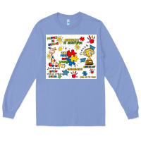 Colony Blue autism Long Sleeve Tee - Artiststas