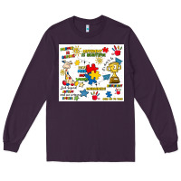 Plum autism Long Sleeve Tee - Artiststas