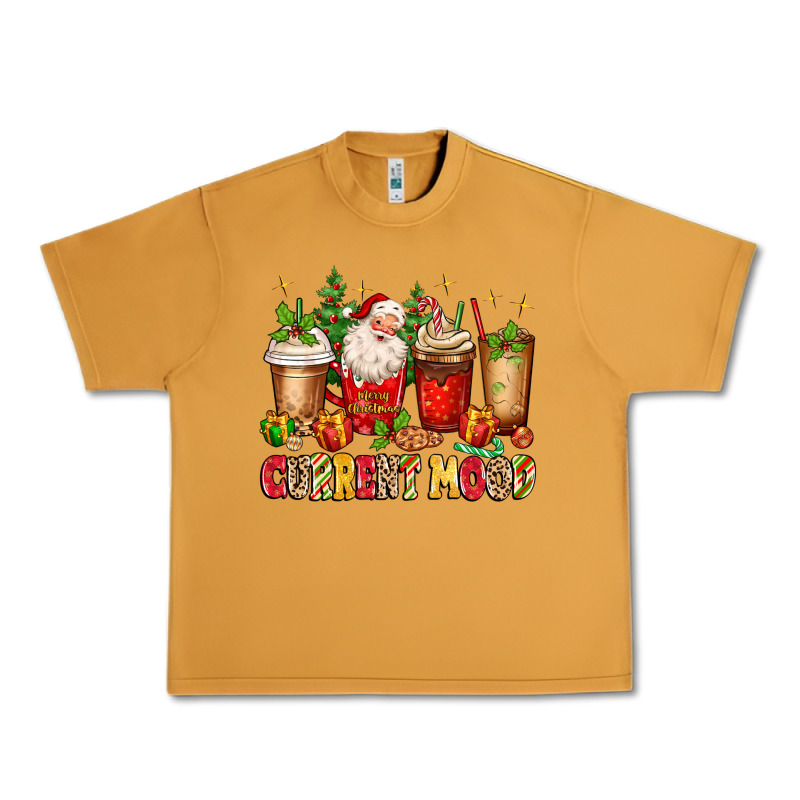 Christmas Santa Coffee Cups Current Mood Urban Heavy Tee by MaliasSmallBusiness | Teevron