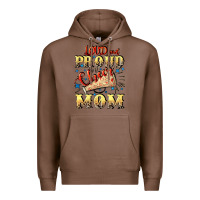 Chestnut Loud and proud cheer Mom Mother's Day Premium Hoodie - CowGirlArtShop