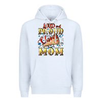 Loud And Proud Cheer Mom Mother's Day Premium Hoodie | Teevron