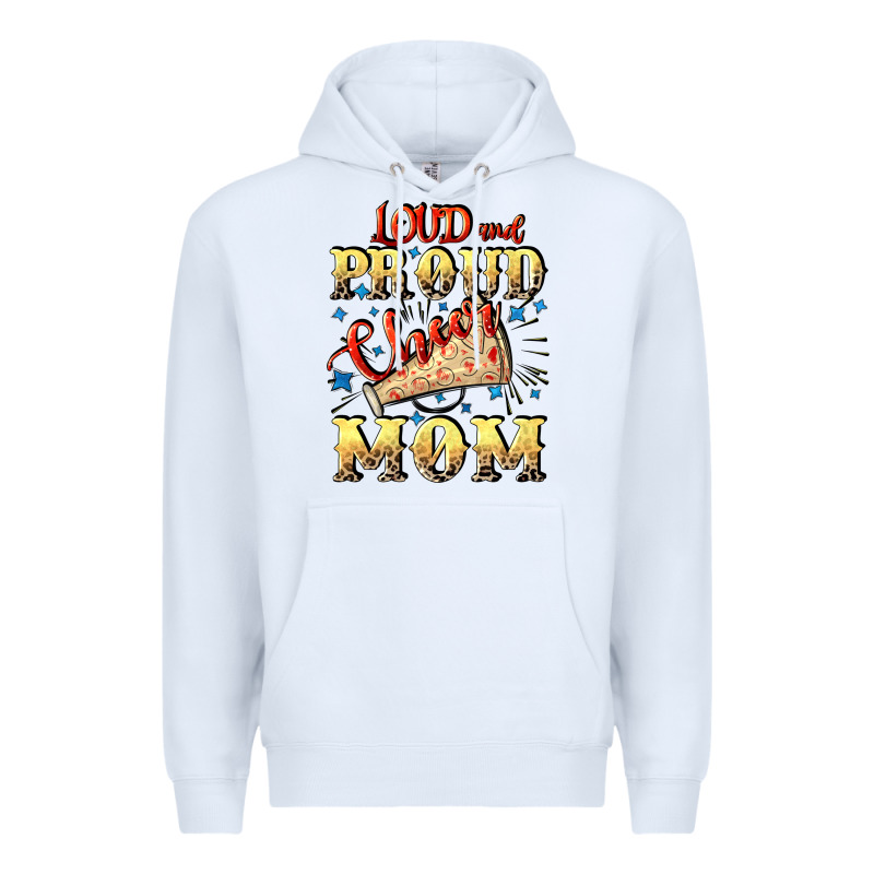 Loud And Proud Cheer Mom Mother's Day Premium Hoodie by CowGirlArtShop | Teevron