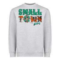 Heather Grey small town girl western windmill Heavyweight Sweatshirt - Jasminsmagicworld