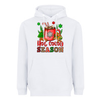 White hot cocoa season Heavyweight Hoodie - OliviaCreatesArt