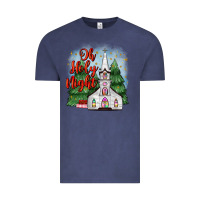 Christmas Church Oh Holy Night Vintage Tee | Teevron