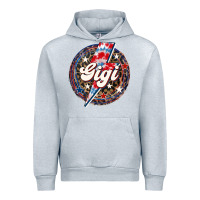 Heather Grey Western Gigi Patriotic 4th of July Urban Hoodie - LillyAllenDesigns