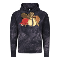 Cloud Black softball Vintage Hoodie - MaliasSmallBusiness