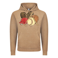 Vintage Coffee softball Vintage Hoodie - MaliasSmallBusiness