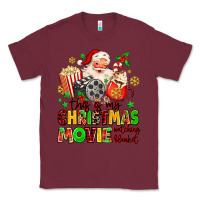 Burgundy this is my christmas movie watching blanket Classic Tee - MaliasSmallBusiness