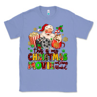 Colony Blue this is my christmas movie watching blanket Classic Tee - MaliasSmallBusiness
