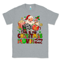 Heather Grey this is my christmas movie watching blanket Classic Tee - MaliasSmallBusiness