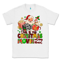White this is my christmas movie watching blanket Classic Tee - MaliasSmallBusiness