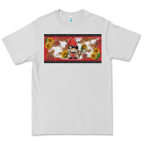 Dove Grey ladybug gnomies license plate template Premium Tee - BarkalooDesign