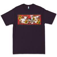 Plum ladybug gnomies license plate template Premium Tee - BarkalooDesign