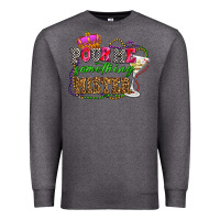 Charcoal Heather pour me something mister olivia Premium Sweatshirt - OliviaCreatesArt