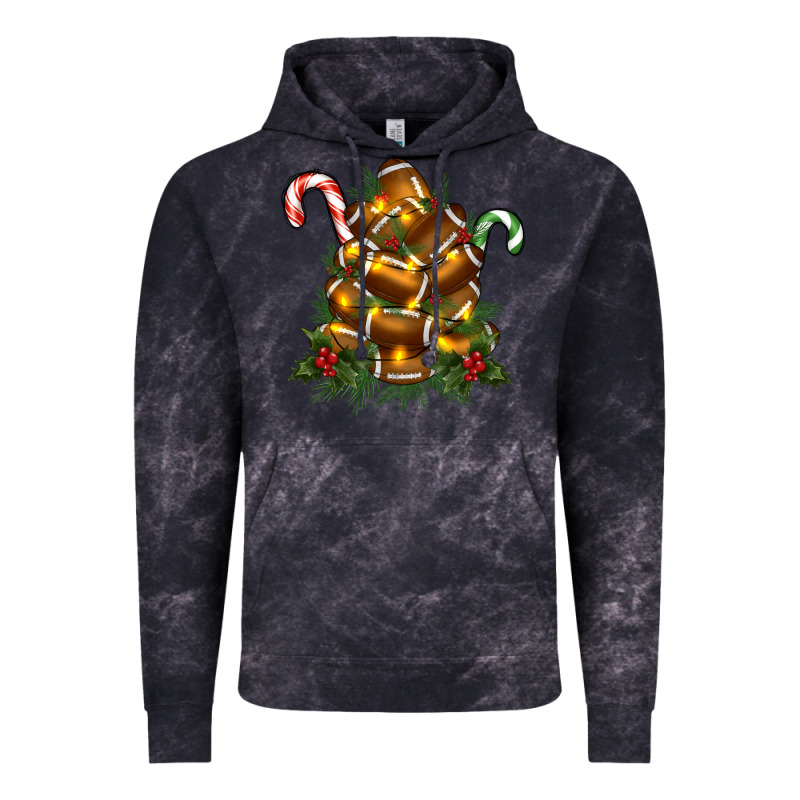 Football Tree Christmas Vintage Hoodie by RanaPortraitStore | Teevron