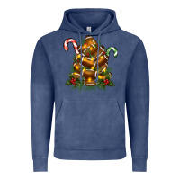 Vintage Denim football tree christmas Vintage Hoodie - RanaPortraitStore