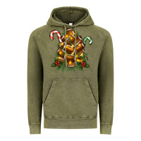 Vintage Olive football tree christmas Vintage Hoodie - RanaPortraitStore