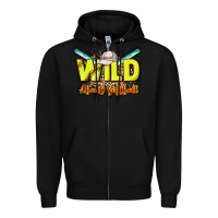 Black Wild about Softball Zipper Hoodie - HowdyJamesFarm