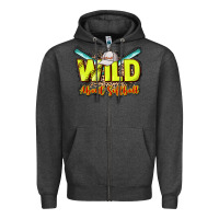 Charcoal Heather Wild about Softball Zipper Hoodie - HowdyJamesFarm