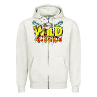 Oatmeal Heather Wild about Softball Zipper Hoodie - HowdyJamesFarm