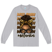 Moon Dust melanin afro messy bun Long Sleeve Tee - Artiststas