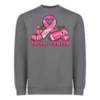Storm tackle cancer pumpkins football and ribbon breast cancer awareness Heavyweight Sweatshirt - Jasminsmagicworld