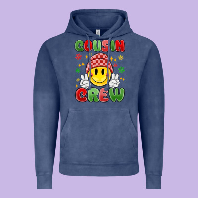 Cousin Crew Vintage Hoodie Designed By Maliassmallbusiness