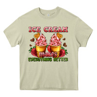 Mossy ice cream makes everything better Heavy Core Tee - AdoDesignShop