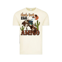 Vintage Arctic check your ego amigo rodeo cowboy Vintage Tee - MaliasSmallBusiness
