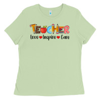 Matcha teacher love inspıre care wıth  and pen Ladies Tee - Artiststas