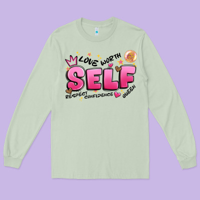 Self Love Long Sleeve Tee Designed By Artiststas