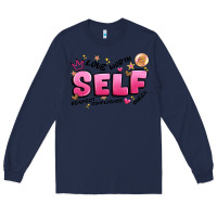 Navy self love Long Sleeve Tee - Artiststas