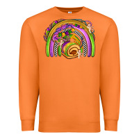 Carrot mardi gras rainbow Premium Sweatshirt - OliviaCreatesArt