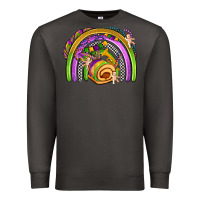 Smoke mardi gras rainbow Premium Sweatshirt - OliviaCreatesArt