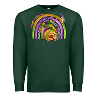 Sports Green mardi gras rainbow Premium Sweatshirt - OliviaCreatesArt