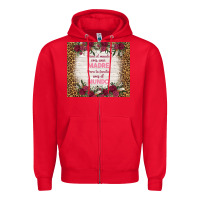 Red para el mundo eres una madre para tu familia eres Zipper Hoodie - TumblerDesignByShophia