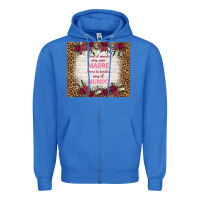 True Royal para el mundo eres una madre para tu familia eres Zipper Hoodie - TumblerDesignByShophia