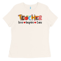 Bone teacher love inspıre care wıth  and pen Ladies Tee - Artiststas