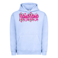 Pigment Grape Ice XOXO Valentines Urban Hoodie - CowhideDigitalArt