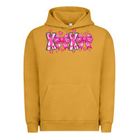Pigment Peanut Butter XOXO Valentines Urban Hoodie - CowhideDigitalArt
